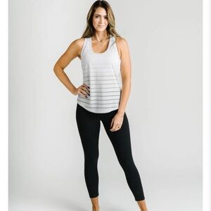 ZYIA Active White Havana Tank Top Women’s Size XXL